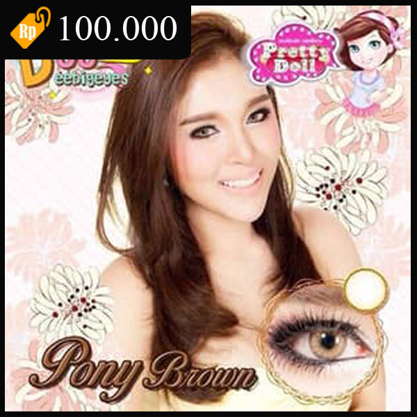 pretty doll pony brown