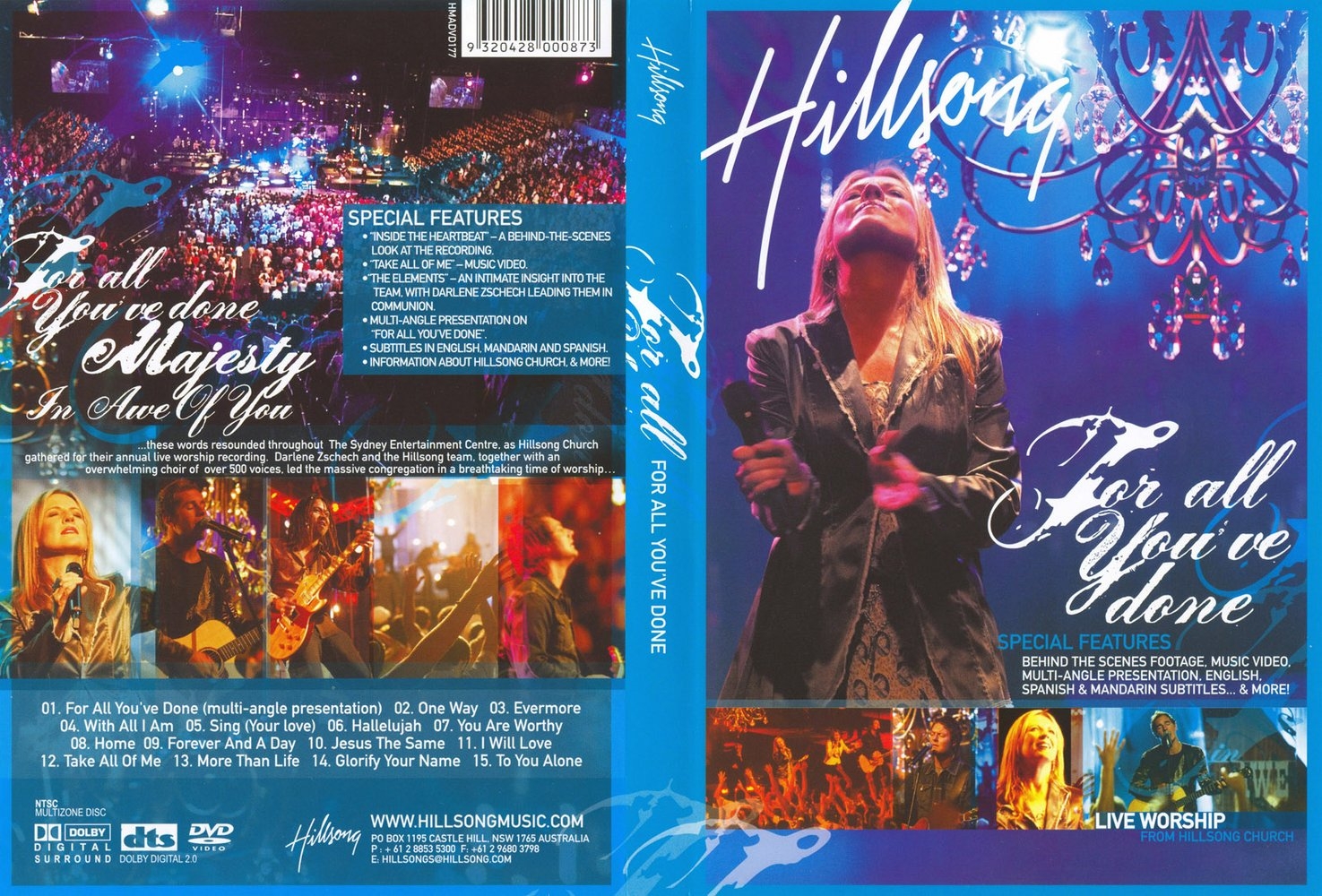 Nada postar capas de dvd s hillsong
