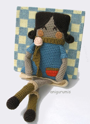 anigurumis muñeca cuadrada anigurumis