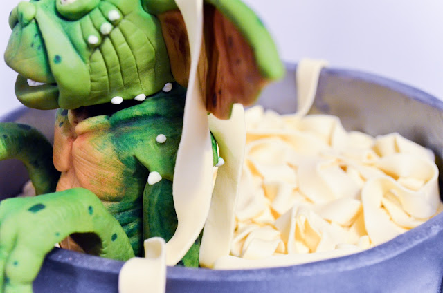 tarta los gremlins. Gremlins cake