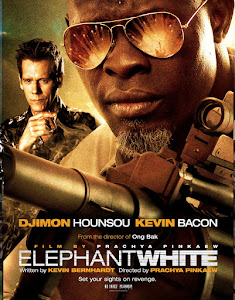 Elephant White Poster