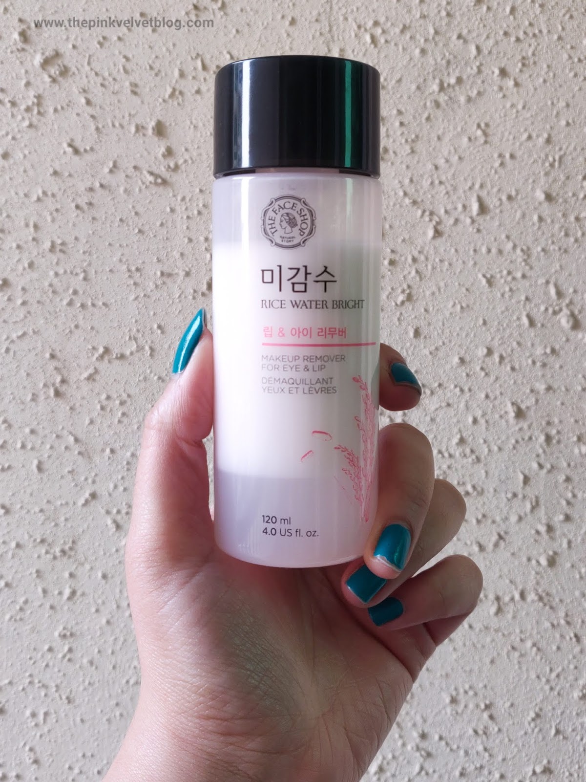 The Face Shop Rice Water Bright Makeup Remover Review The Pink Velvet
