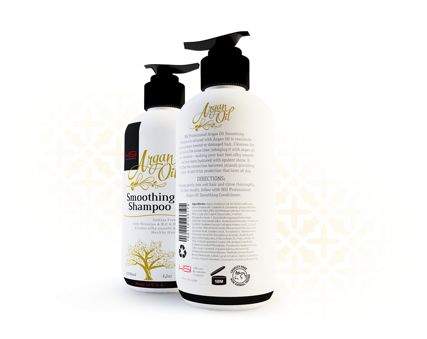 HSI Professional Argan Oil Hair Treatment Packaging Of The World