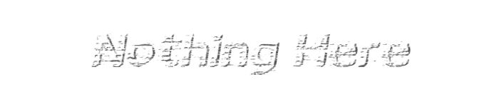 Nothing Here: Am I digging my own grave?