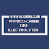COURS PHYSICO-CHIMIE DES ELECTROLYTES PDF
