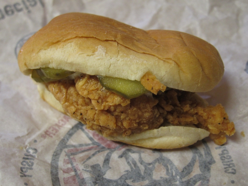 Review KFC New Chicken Littles Sandwich