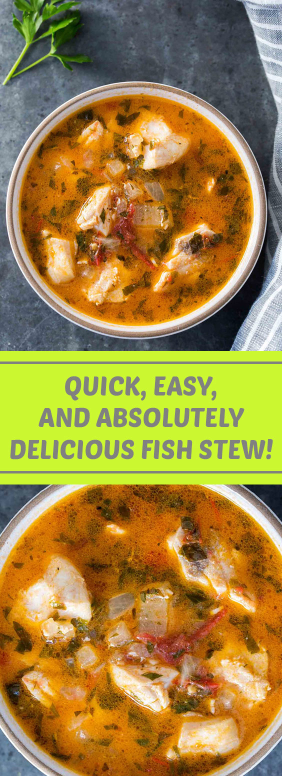 Quick, Easy, and Absolutely Delicious Fish Stew!