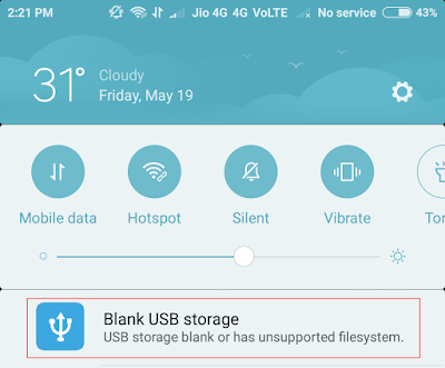 USB Storage Blank or Has Unsupported FileSystem OTG USB Storage Blank or Has Unsupported FileSystem OTG