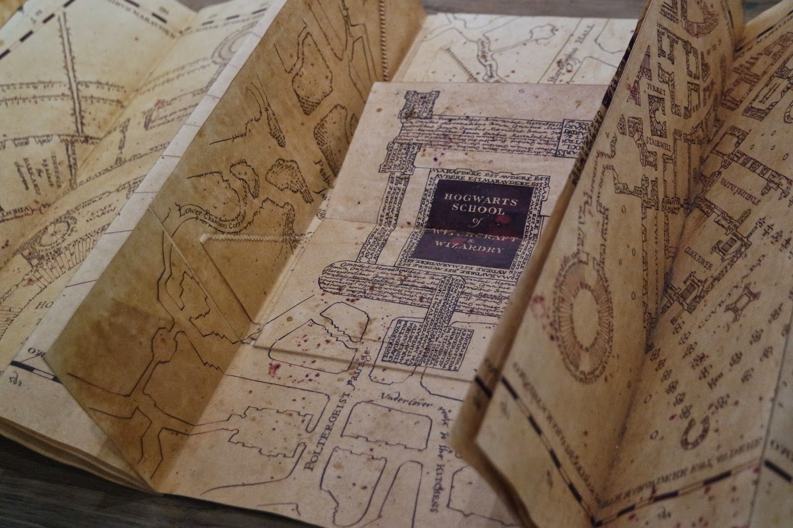 warner brothers studio tour harry potter map
