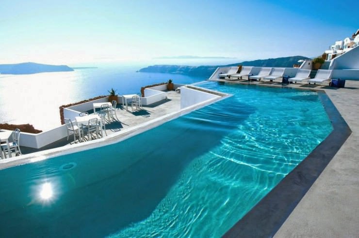 7. Katikies Hotel, Santorini, Hellas (Greece) - Top 10 Marvelous Pools in the World