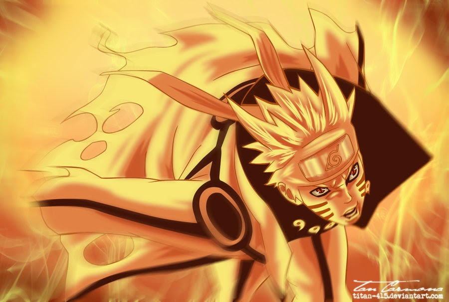 Kumpulan Gambar Wallpaper Naruto Bijuu Mode Keren Terbaru 