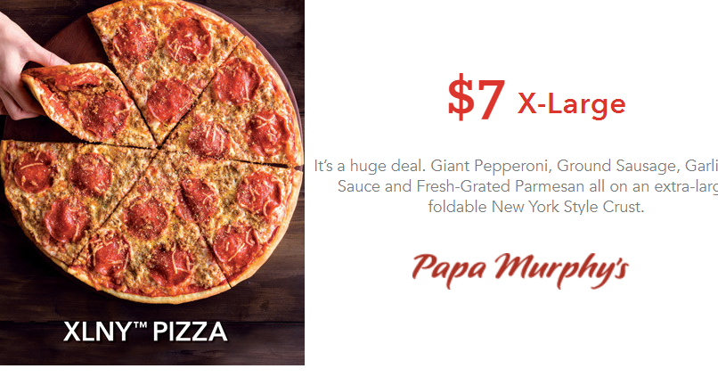 Papa Murphy S Xl 16 New York Style Take N Bake Pizza 7 Reg 17 Heavenly Steals