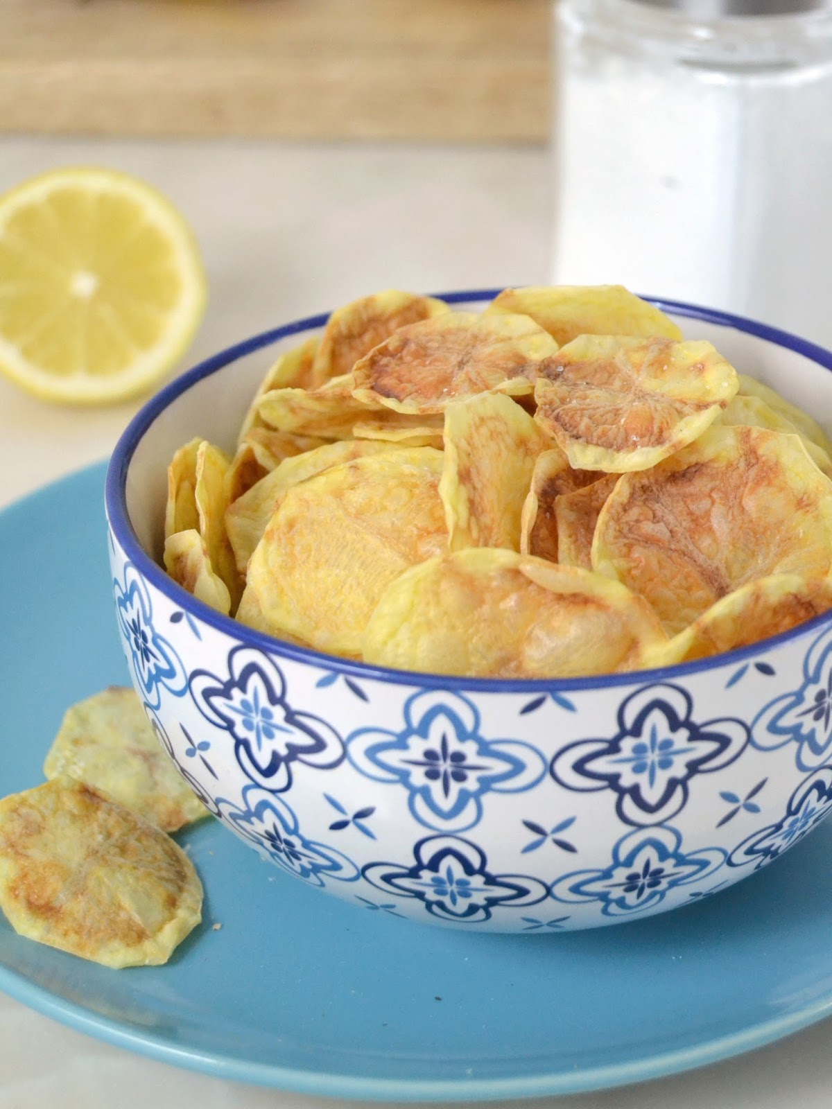 Patatas fritas al microondas. Fáciles, rápidas