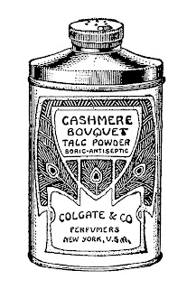 bath vintage product illustration digital download