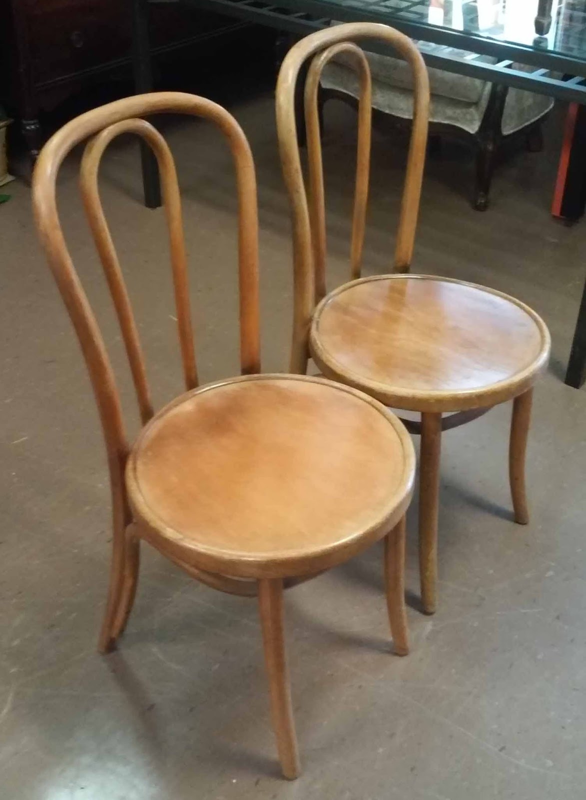 UHURU FURNITURE & COLLECTIBLES SOLD Bentwood Bistro Chairs 25 / pair