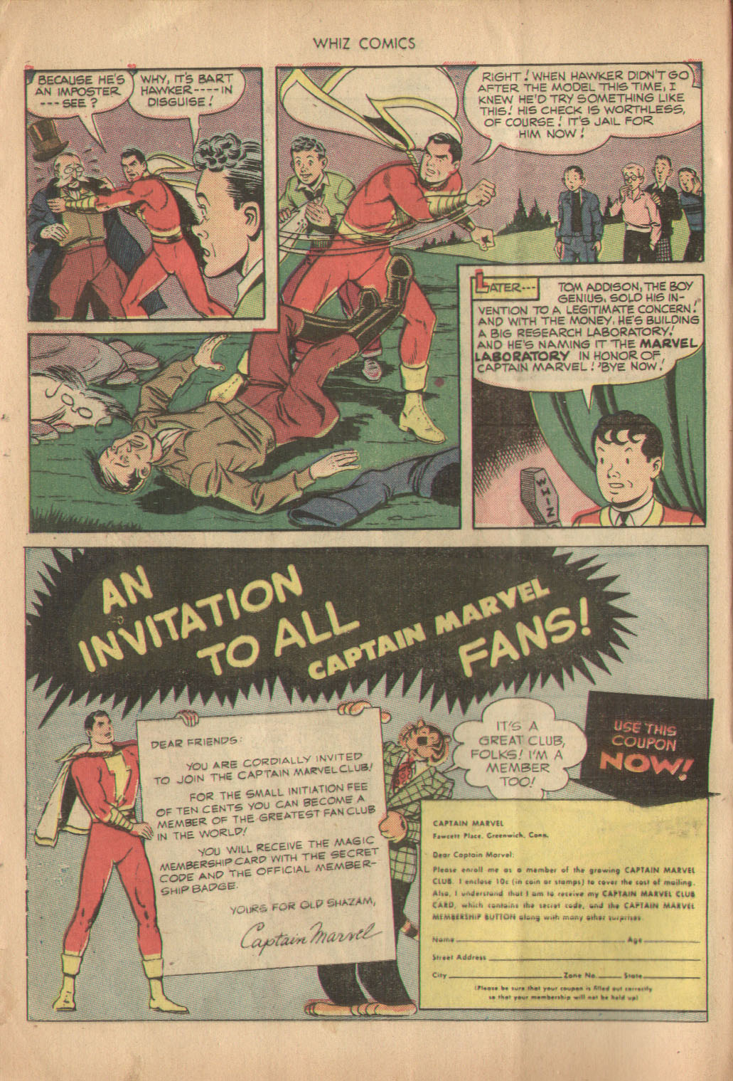 Read online WHIZ Comics comic -  Issue #120 - 12