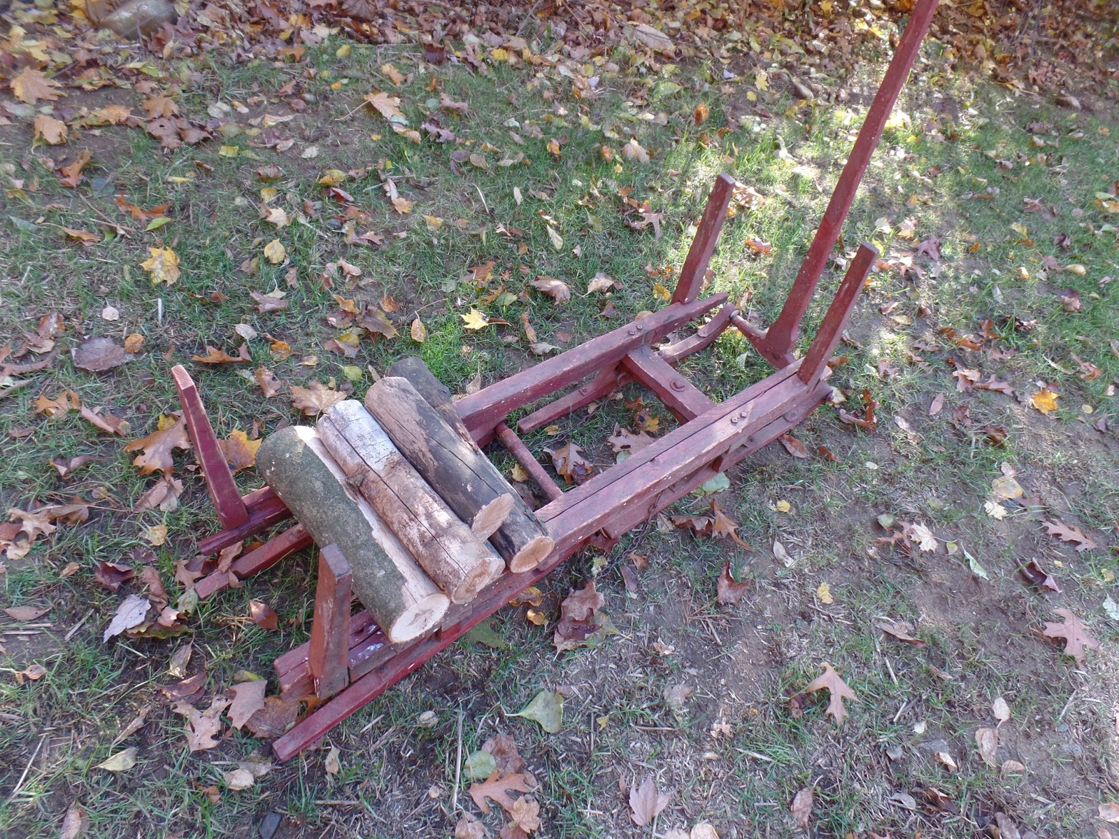 Log Cabin Antiques & Gifts Hauling sled