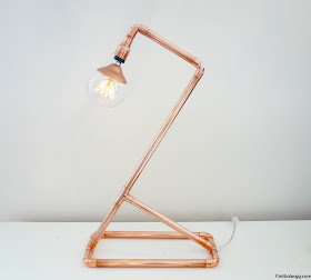 diy copper lamp