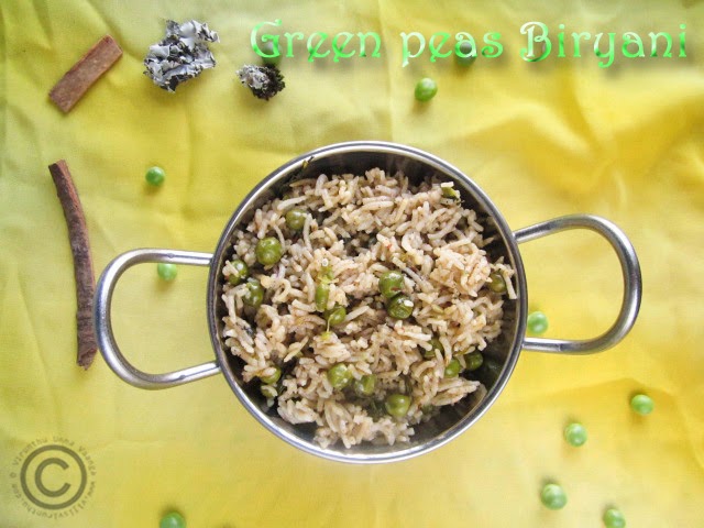 green-peas-biryani