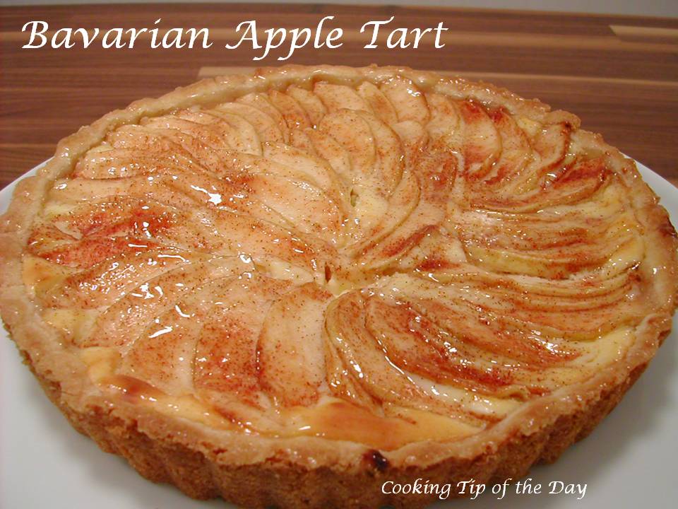 Cooking Tip of the Day Bavarian Apple Tart