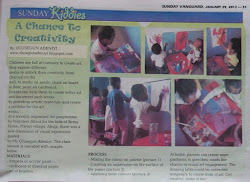 KIDS' ART ON SUNDAY VANGUARD NEWSPAPER