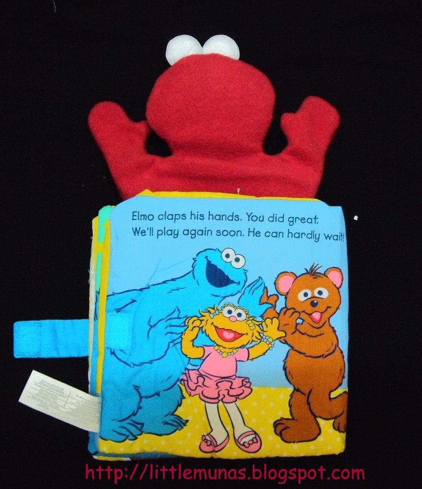 Little Muna's Playhouse Fun Elmo Puppet Book