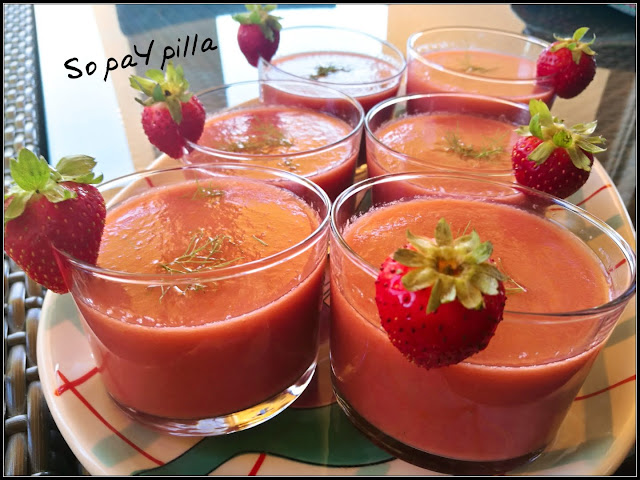 Gazpacho De Fresas
