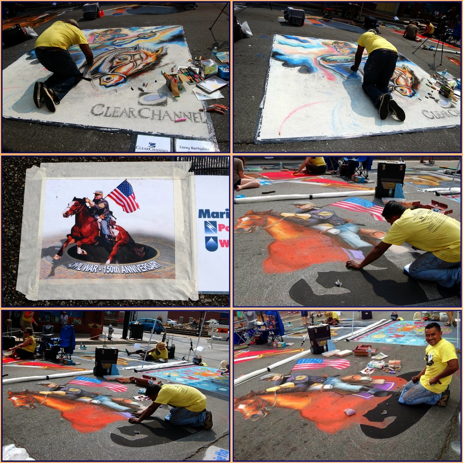 Recollections of a Vagabonde Blog Intermission No. 22 Chalk Art in