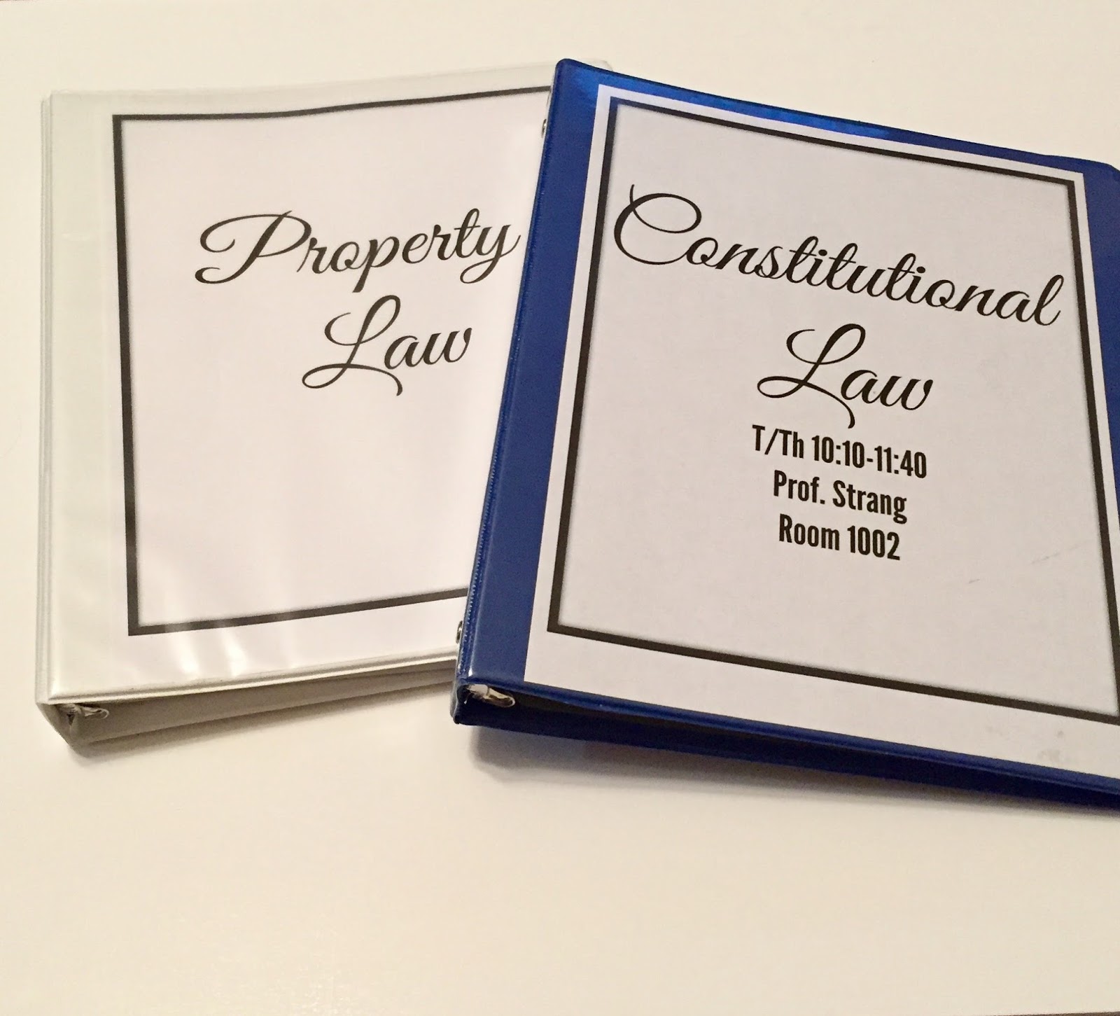 Whats in My Bookbag Law School Edition The Legal Duchess