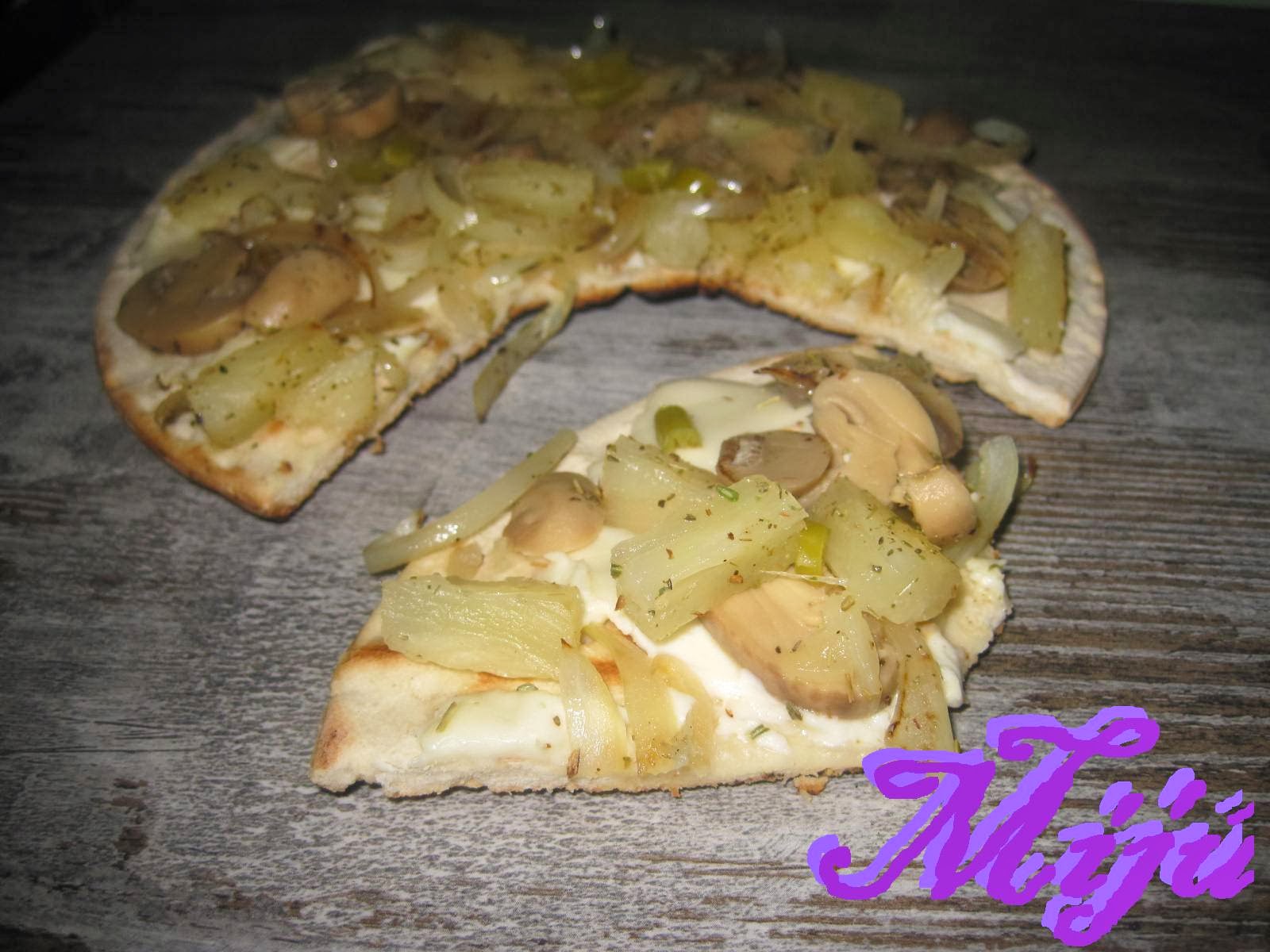 EL BOCADO DE LA HUERTA PIZZA CON GUINDILLA