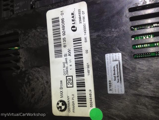 BMW 325 Footwell Module failure