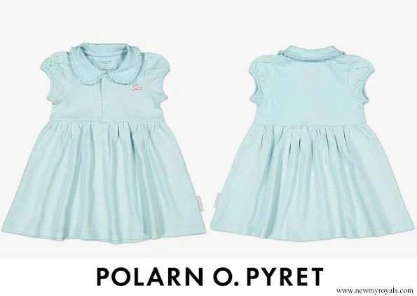 Princess Adrienne wore Polarn O. Pyret dress