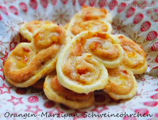 Orangen Marzipan Schweineohren