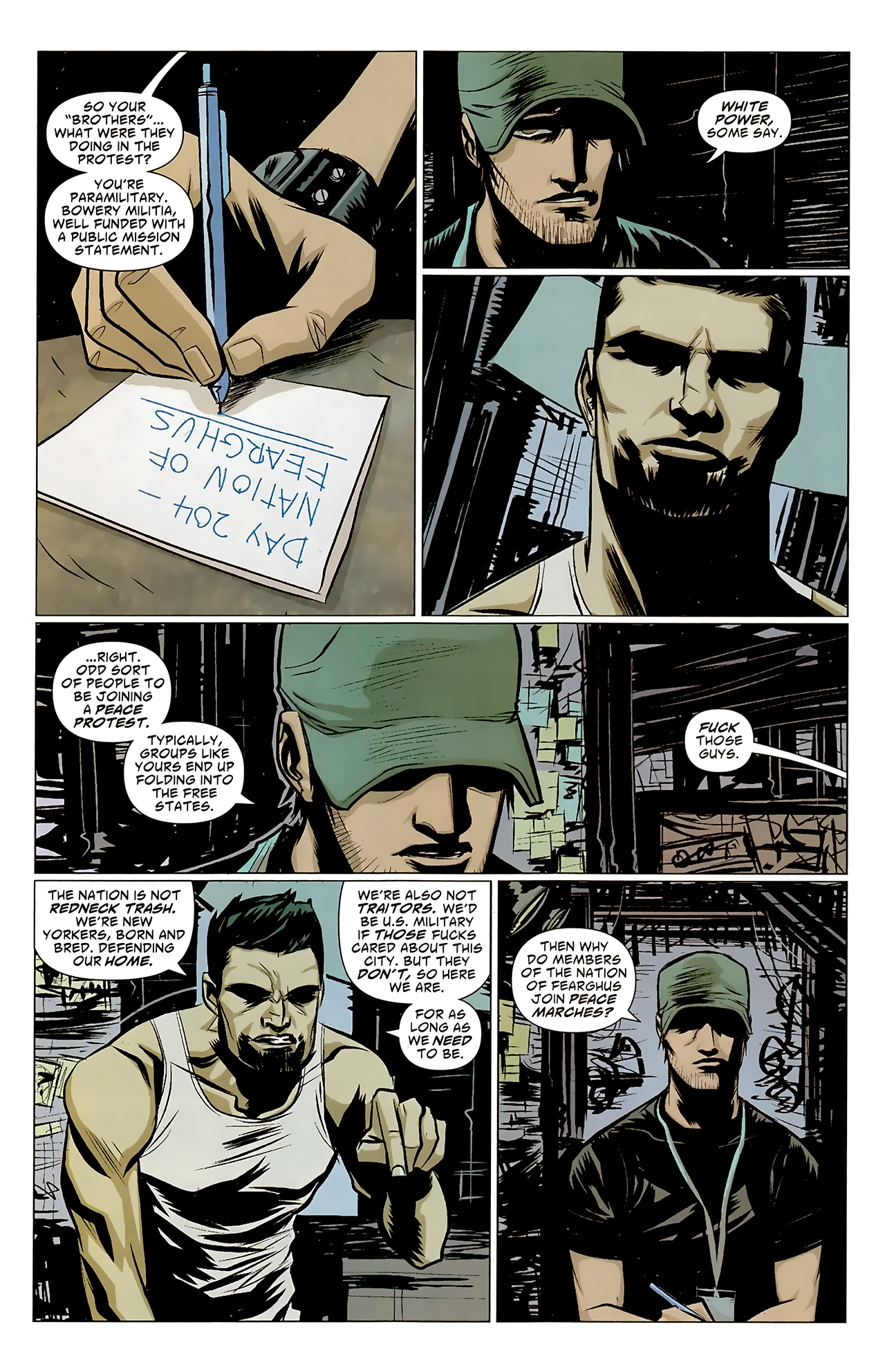 Read online DMZ (2006) comic -  Issue #20 - 13