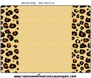 Leopard Prints Free Printable Labels.