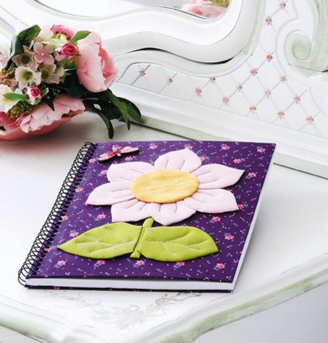 10 Ideas hermosas para decorar con tela cuadernos y álbumes ~ lodijoella
