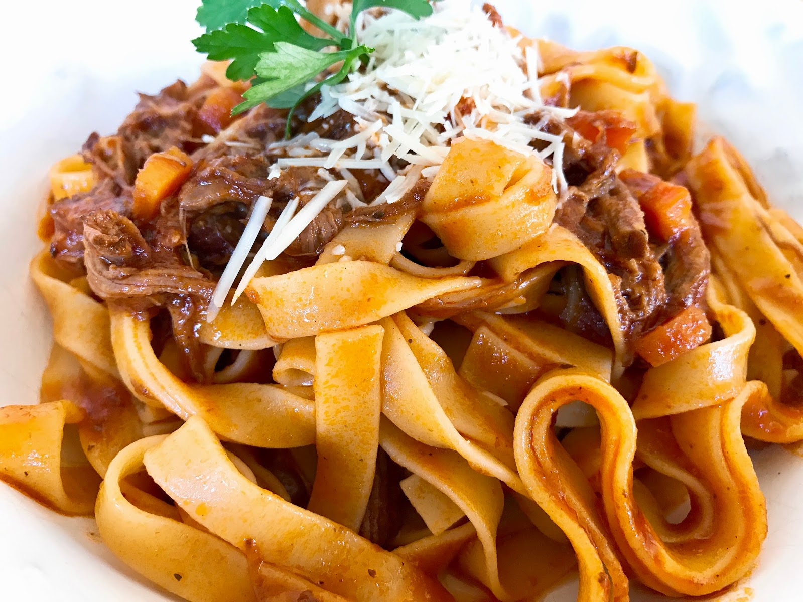 Beef Ragu with Tagliatelle