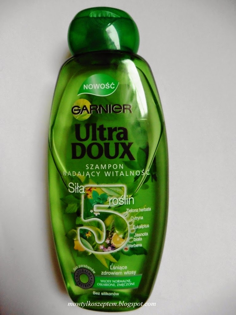 Ultra Doux, szampon nadający witalność (Siła 5 roślin)