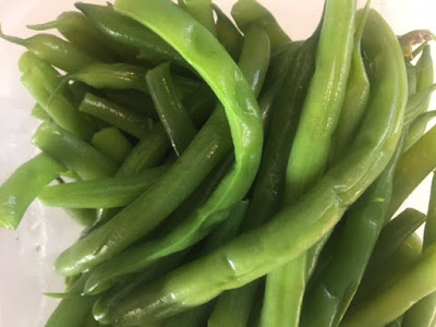 blanched green beans