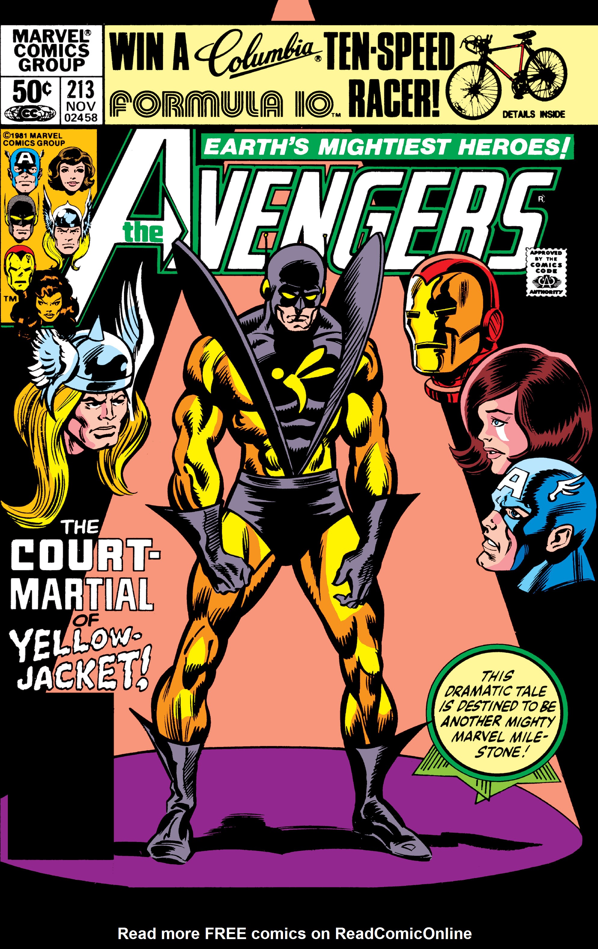 Read online The Avengers (1963) comic -  Issue #213 - 1