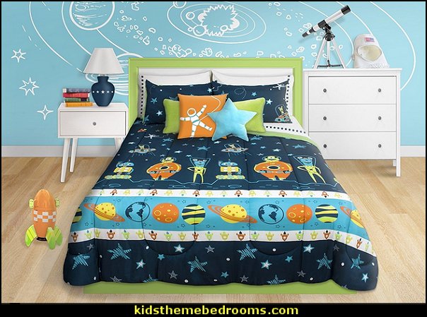 Outer Space Themed Comforter sets outer space theme bedrooms - planets decor - solar system decorating - moon stars alien theme bedrooms - star wars theme bedrooms - robots rockets theme decorating - galaxy bedding - astronaut wall murals Sci Fi theme bedrooms - Star Wars bed - space ships theme beds - Star Wars Bedroom - monsters and aliens baby bedroom - Space Shuttle Bunk Bed With Launch Tower - Galaxy Room Decor Outer Space Themed Comforter sets