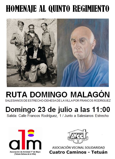 23 julio  Ruta Domingo Malagón