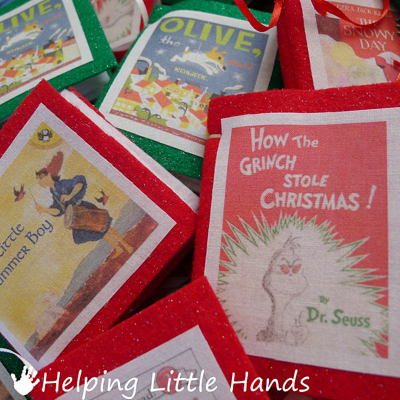 Pieces by Polly Easy MiniBook Christmas Ornament Tutorial