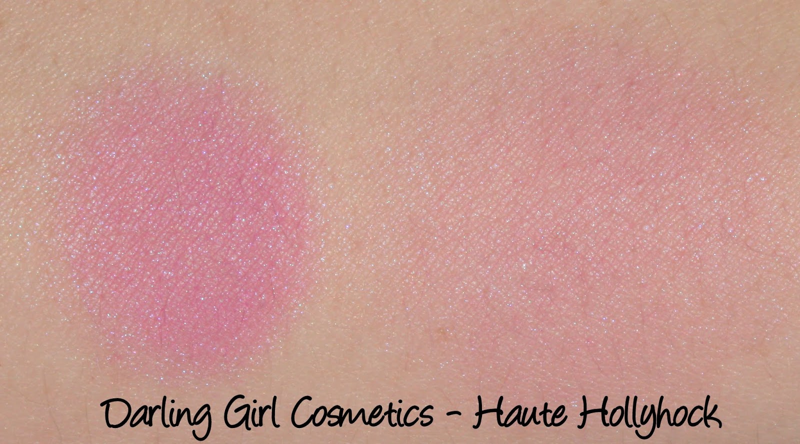 Darling Girl Daily: Haute Hollyhock Inner Glow Blush Swatches & Review