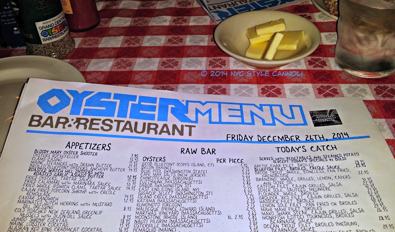 A Trip to Grand Central Oyster Bar NYC, Style & a little Cannoli