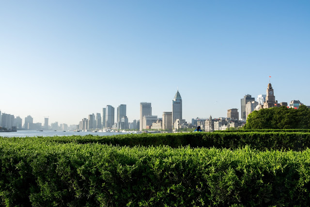 Shanghai, Šanghaj, Bund, Waitan, východ slunce, sunrise, čína, china