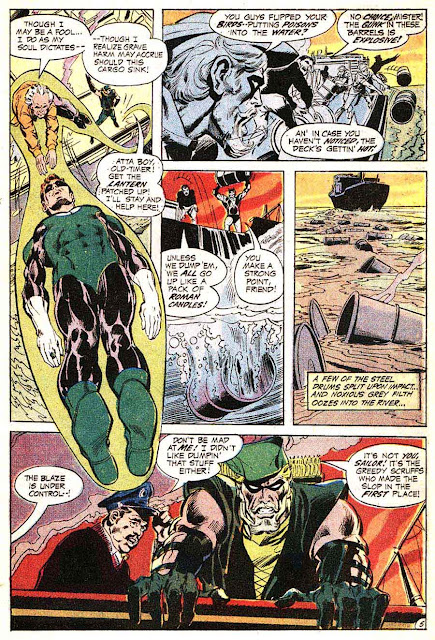 Green Lantern Green Arrow #80 dc comic book page art by Neal Adams Green Lantern Green Arrow #80 dc comic book page art by Neal Adams