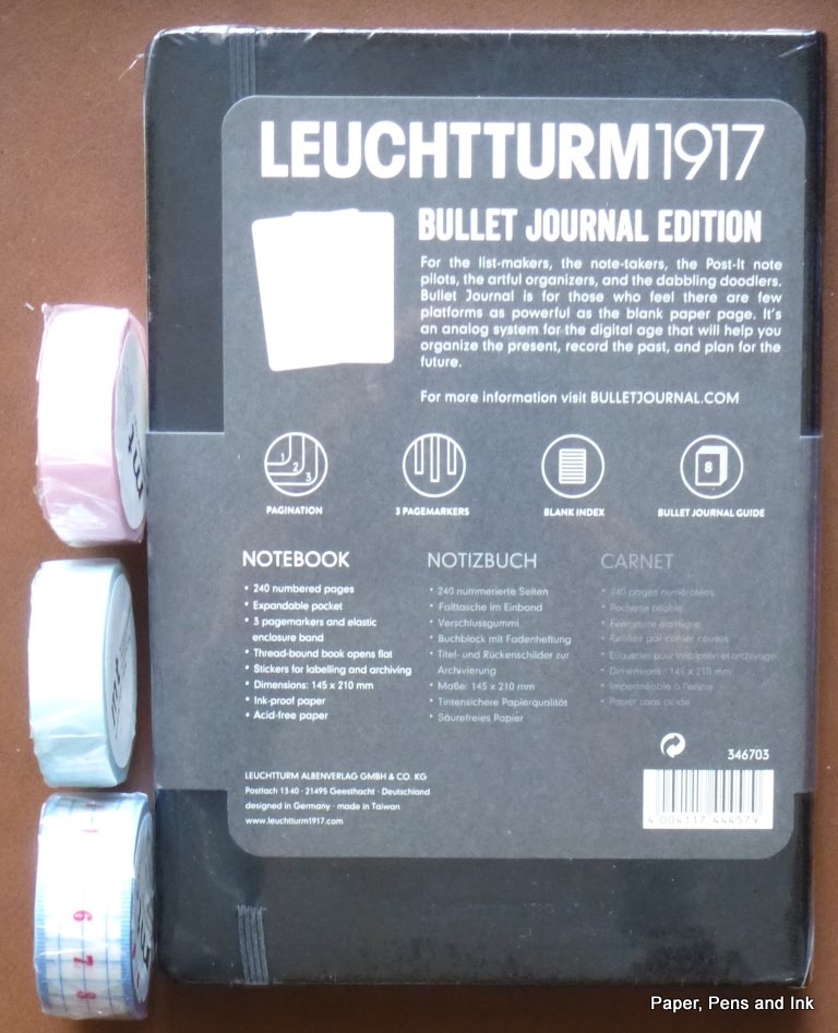 Paper Pens Ink Leuchtturm Bullet Journal from Bureau Direct