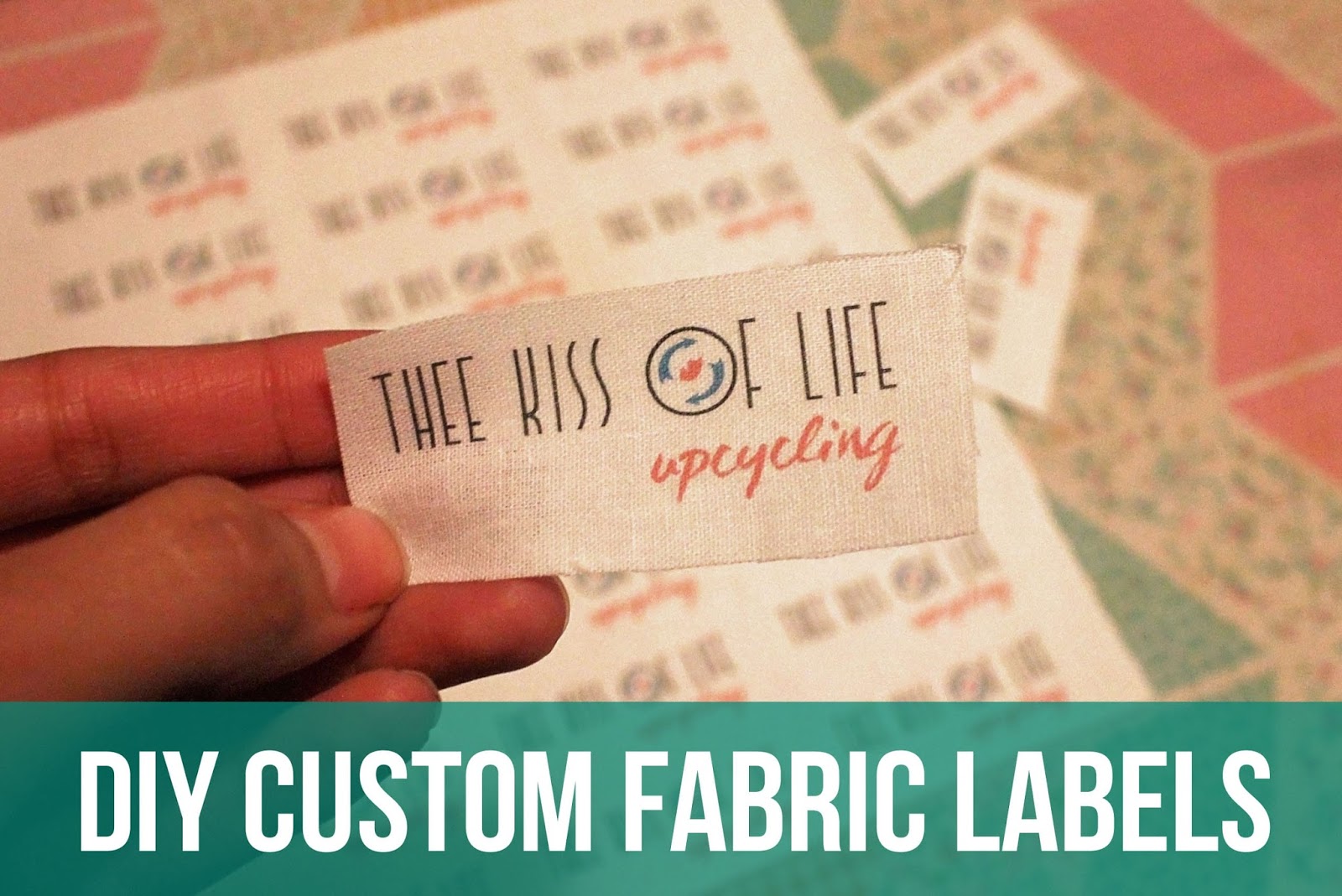 DIY Fabric Tags / Labels for Your Sewing Projects | TUTORIAL | thee ...
