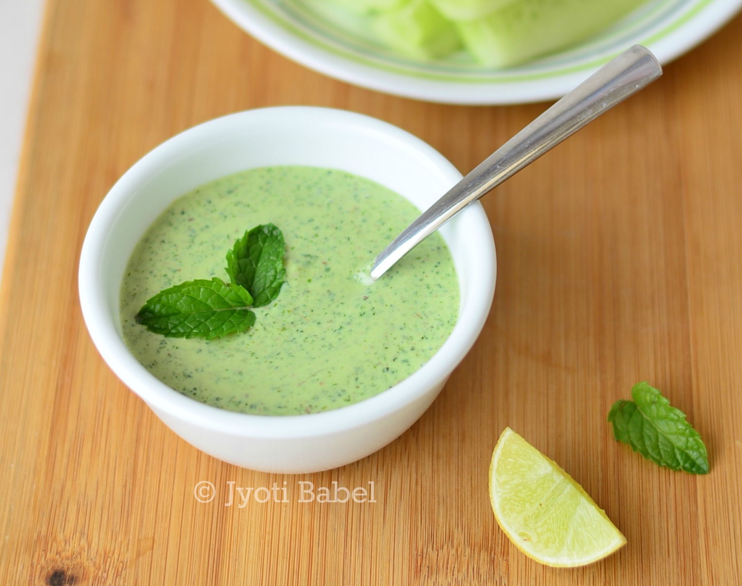 Jyoti S Pages Dahi Wali Hari Chutney Recipe Green Chutney With